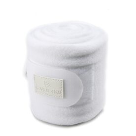 A white bandage is wrapped around it.