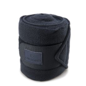 A black fabric bandage is wrapped around it.